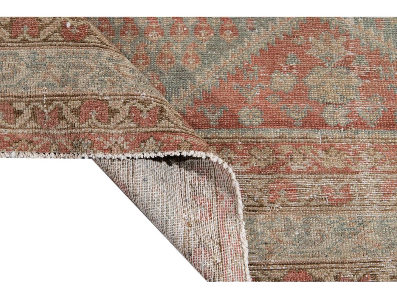 Antique Malayer Wool Runner 7 X 17