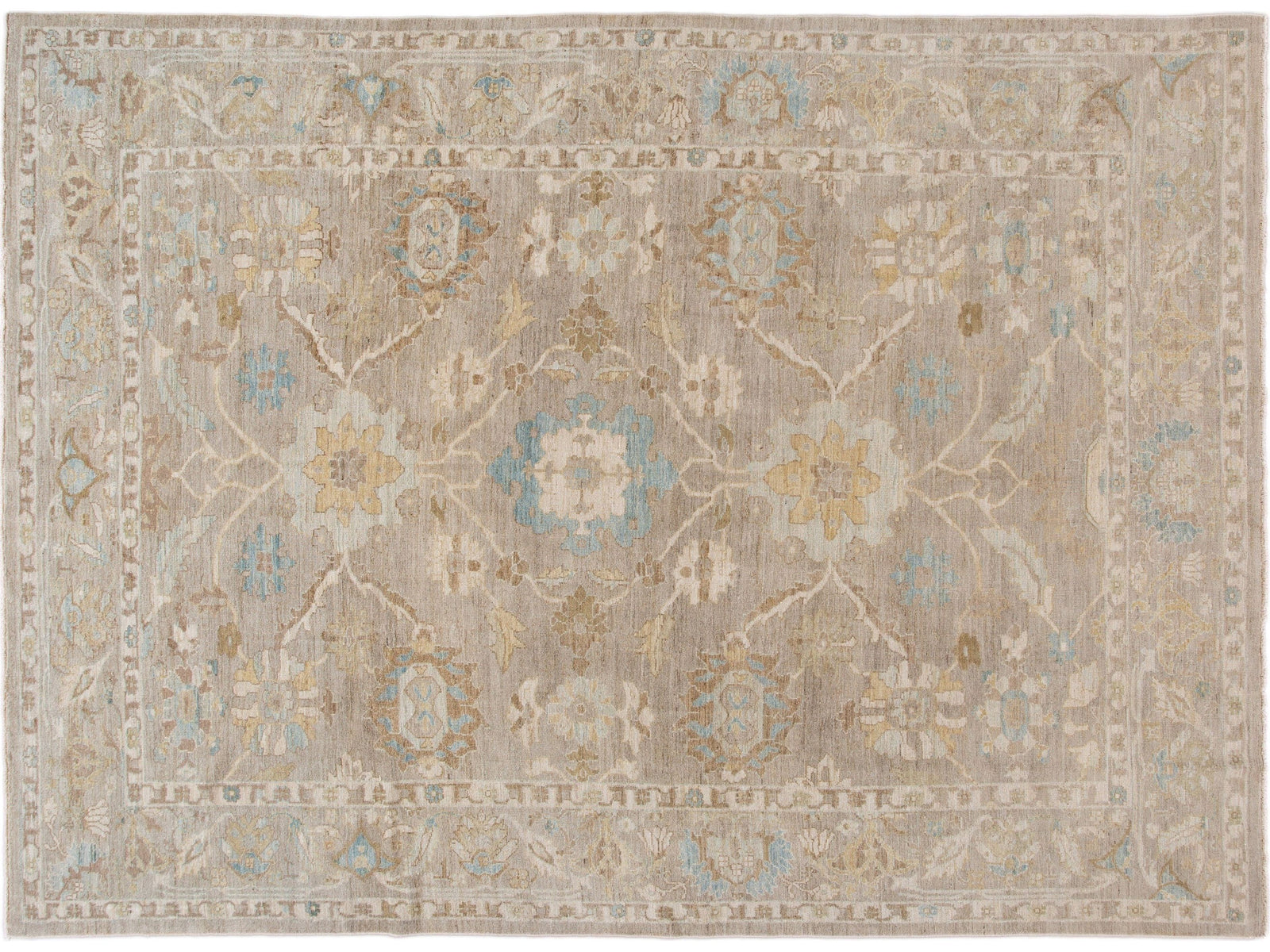 Modern Sultanabad Wool Rug 10 X 14