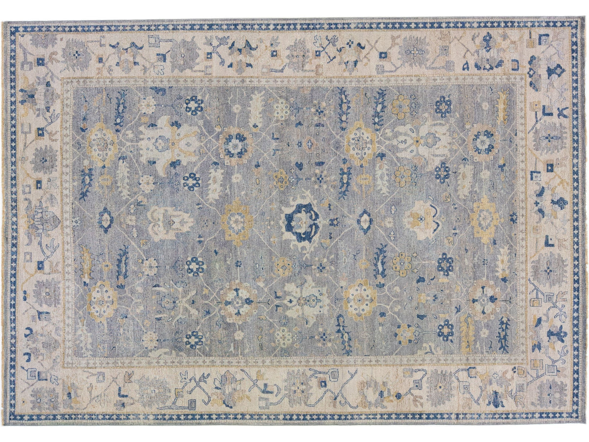 Modern Indian Mahal Rug 10 X 15