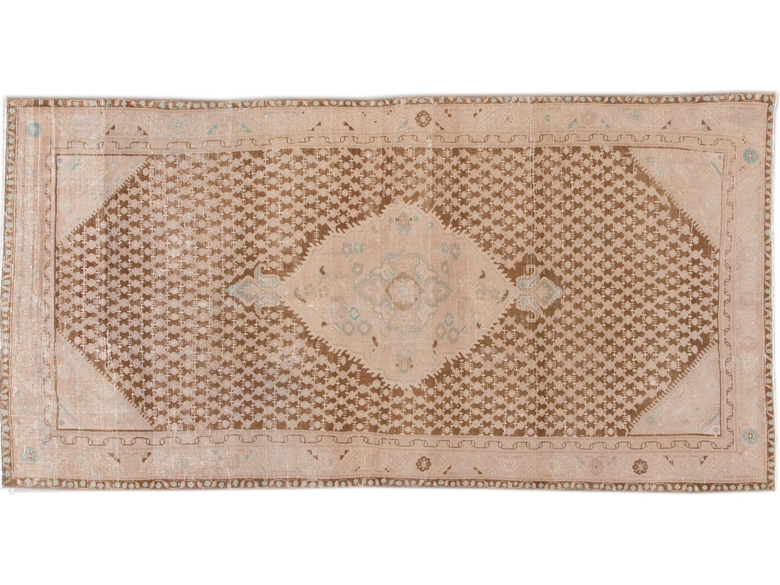 Antique Malayer Wool Runner 5 X 10