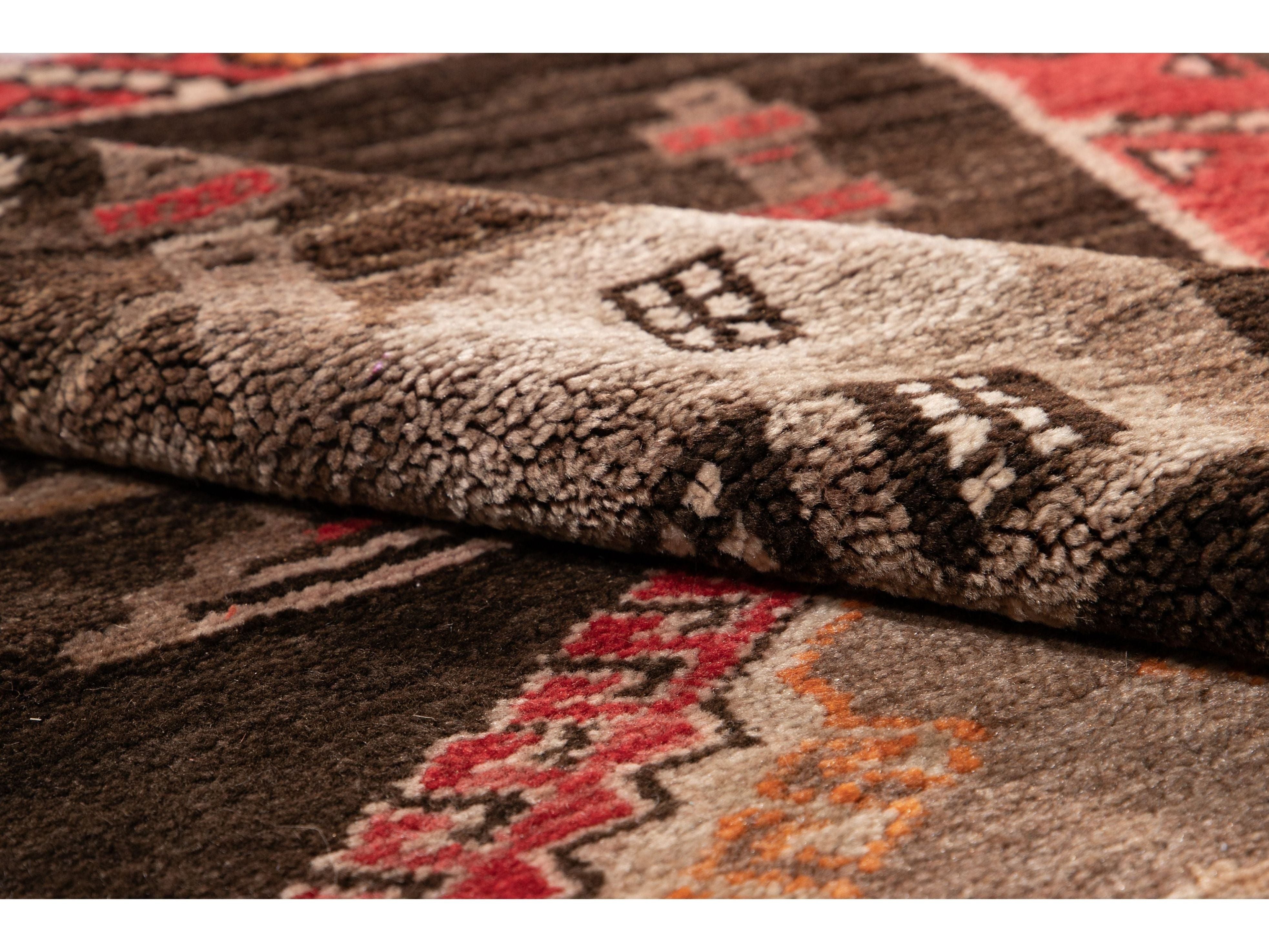 Vintage Pictorial Wool Rug 3 X 5