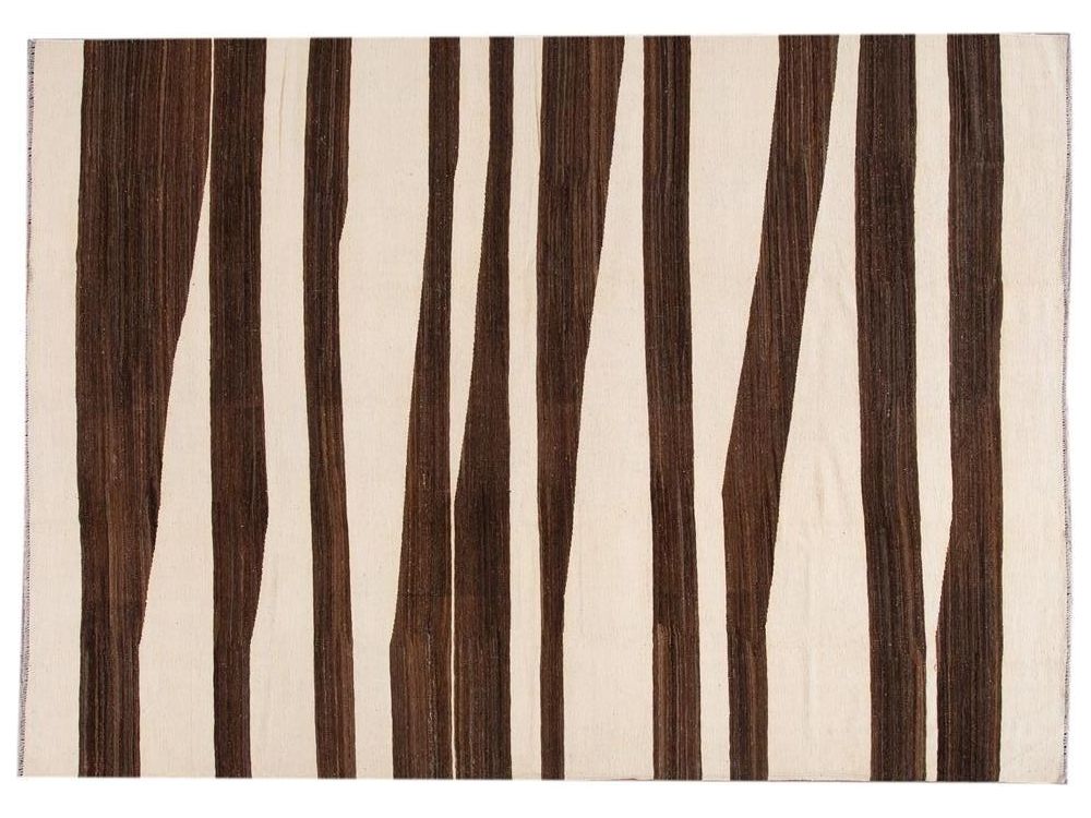21st Century Modern Kilim Wool Rug 10 X 14