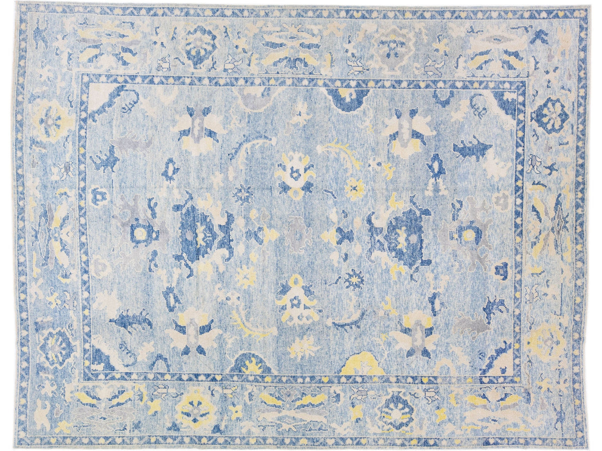 Modern Turkish Wool Rug 10 X 13