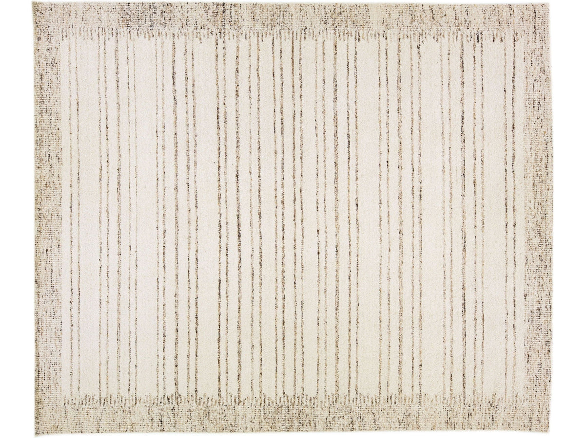 Modern Moroccan Wool Rug 12 X 15
