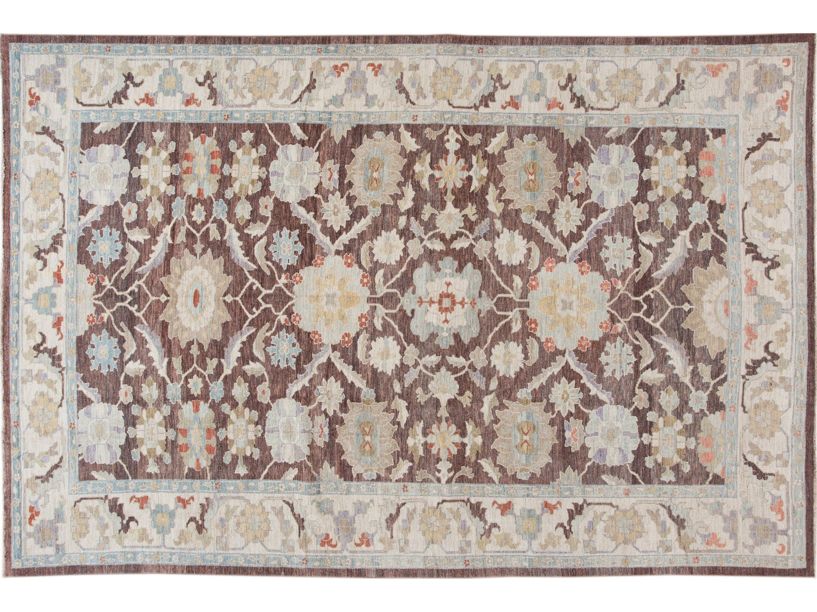 Modern Sultanabad Wool Rug 10 X 15