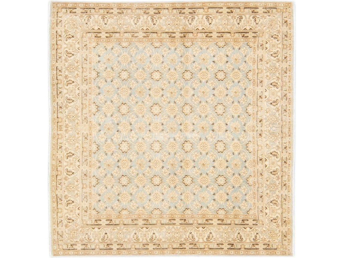 Antique Tabriz Wool Rug 6 X 7