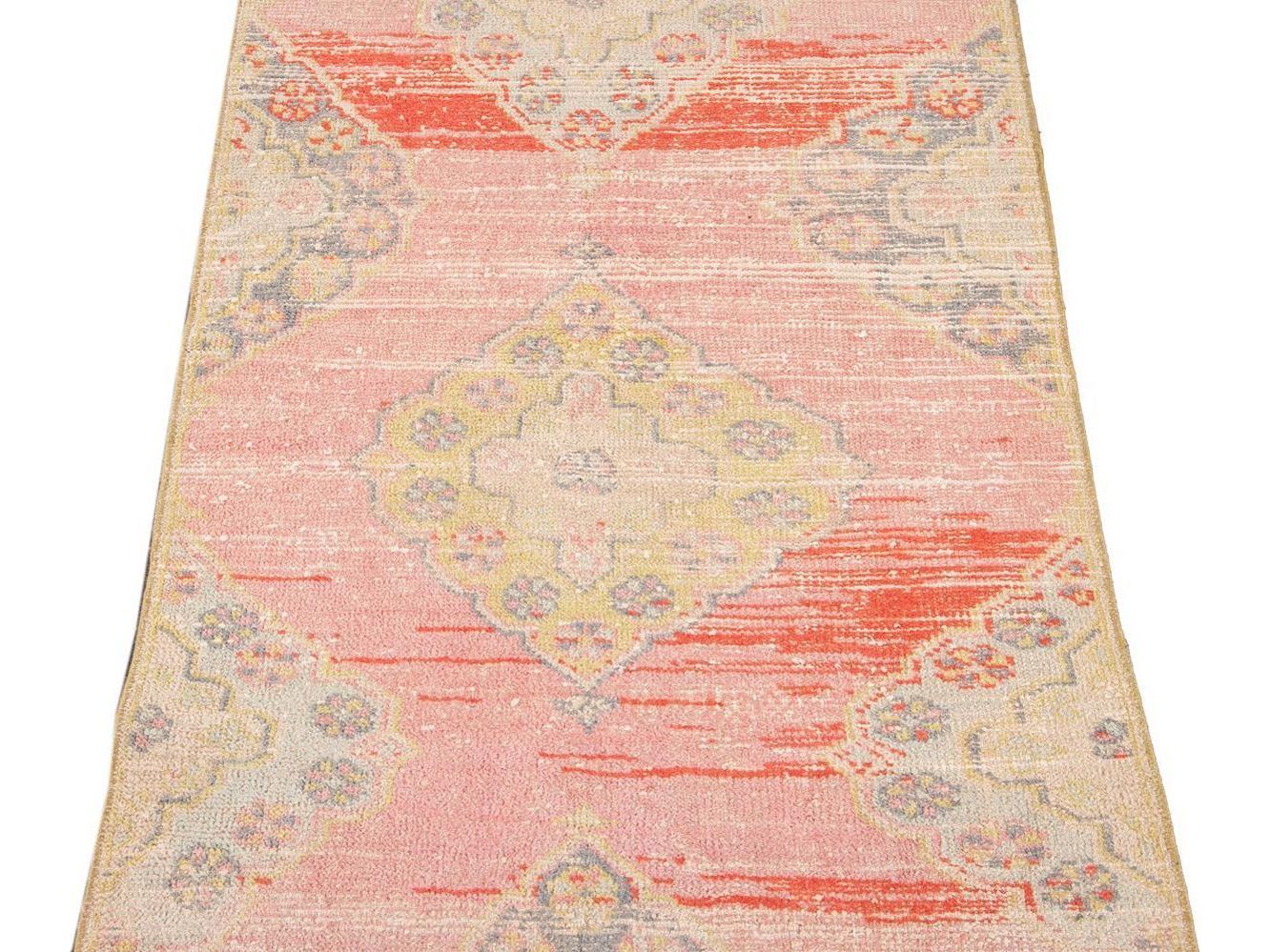 Vintage Turkish Geometric Wool Runner 3 X 11