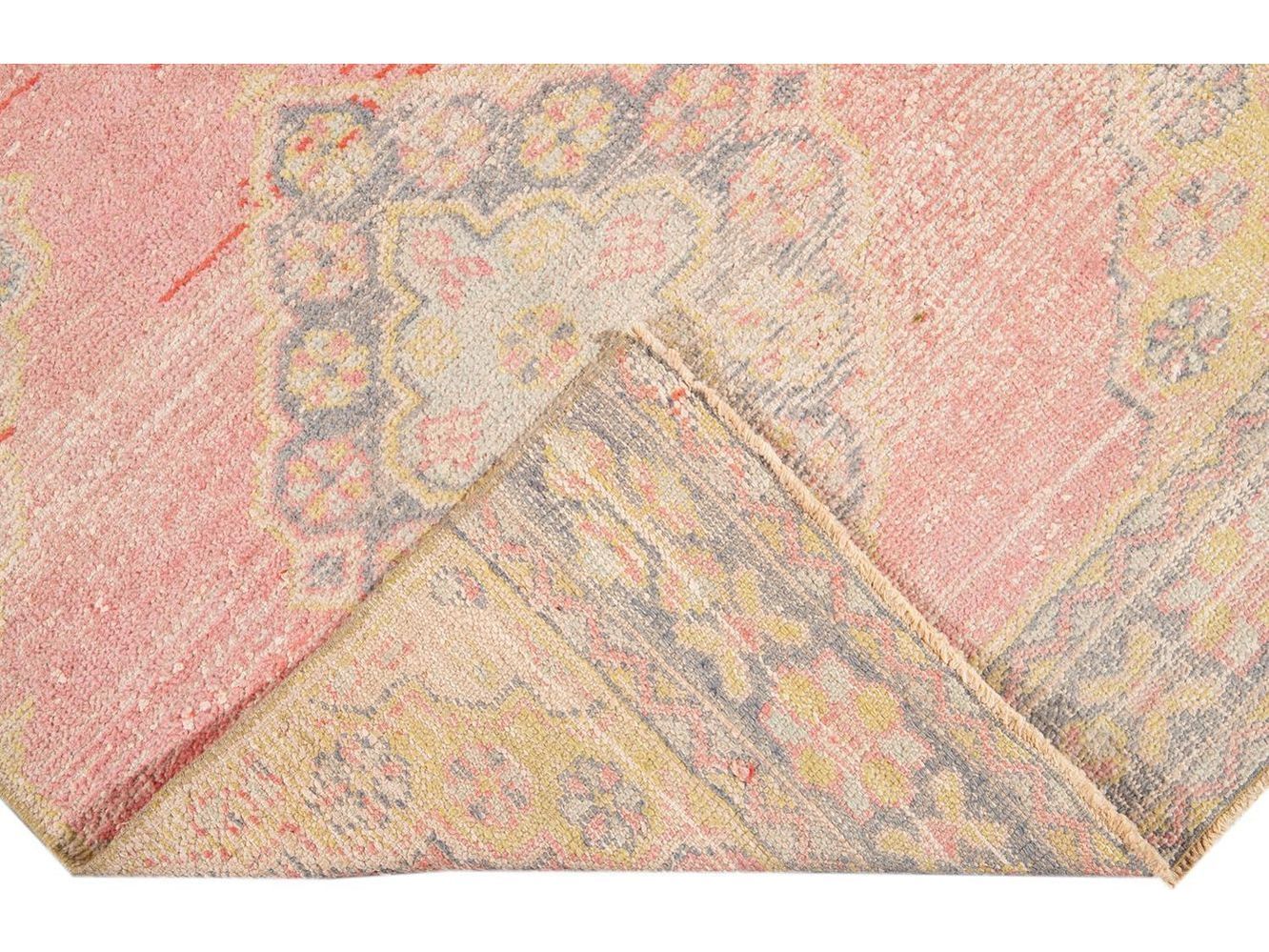 Vintage Heriz Wool Rug 7 X 8