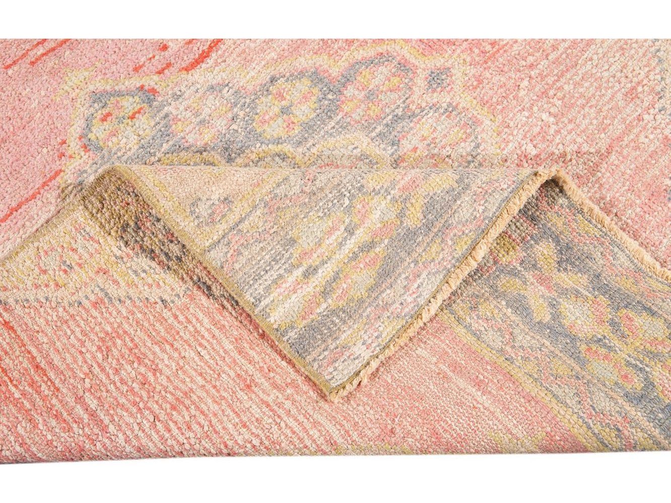 Vintage Turkish Geometric Wool Runner 3 X 11