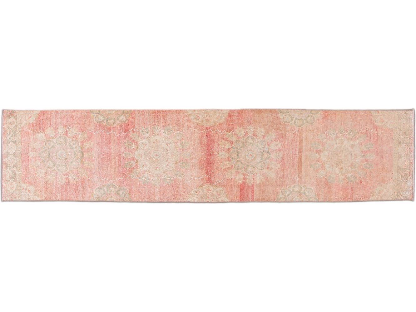 Vintage Turkish Wool Runner 3 X 14