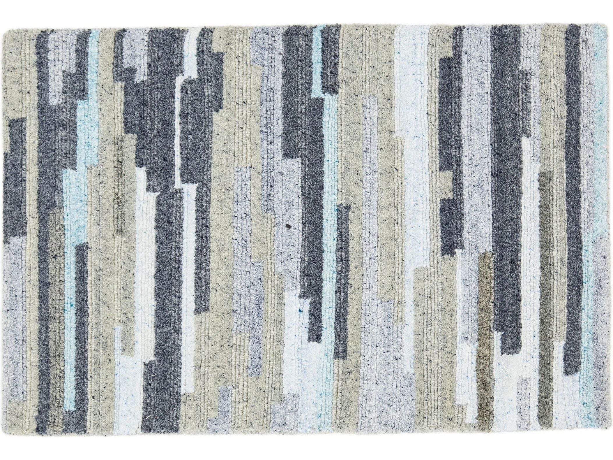 Modern Abstract Custom Wool Rug
