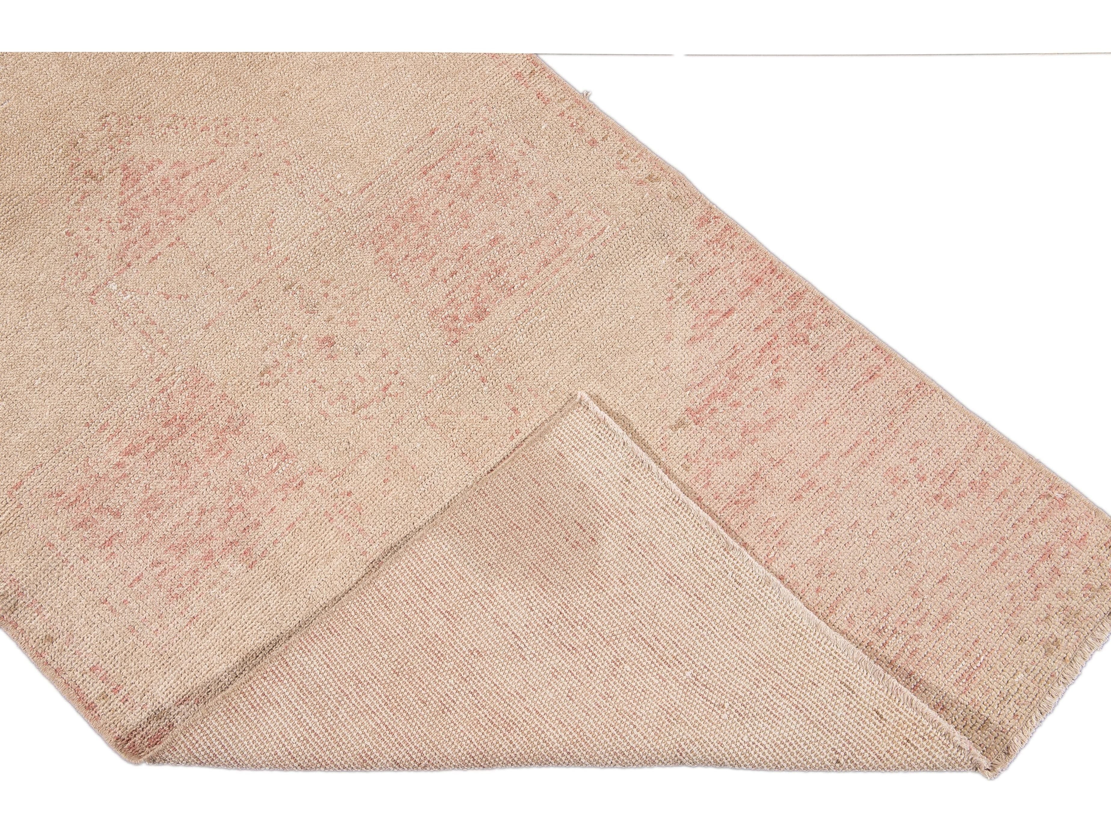 Vintage Turkish Wool Runner 3 X 12