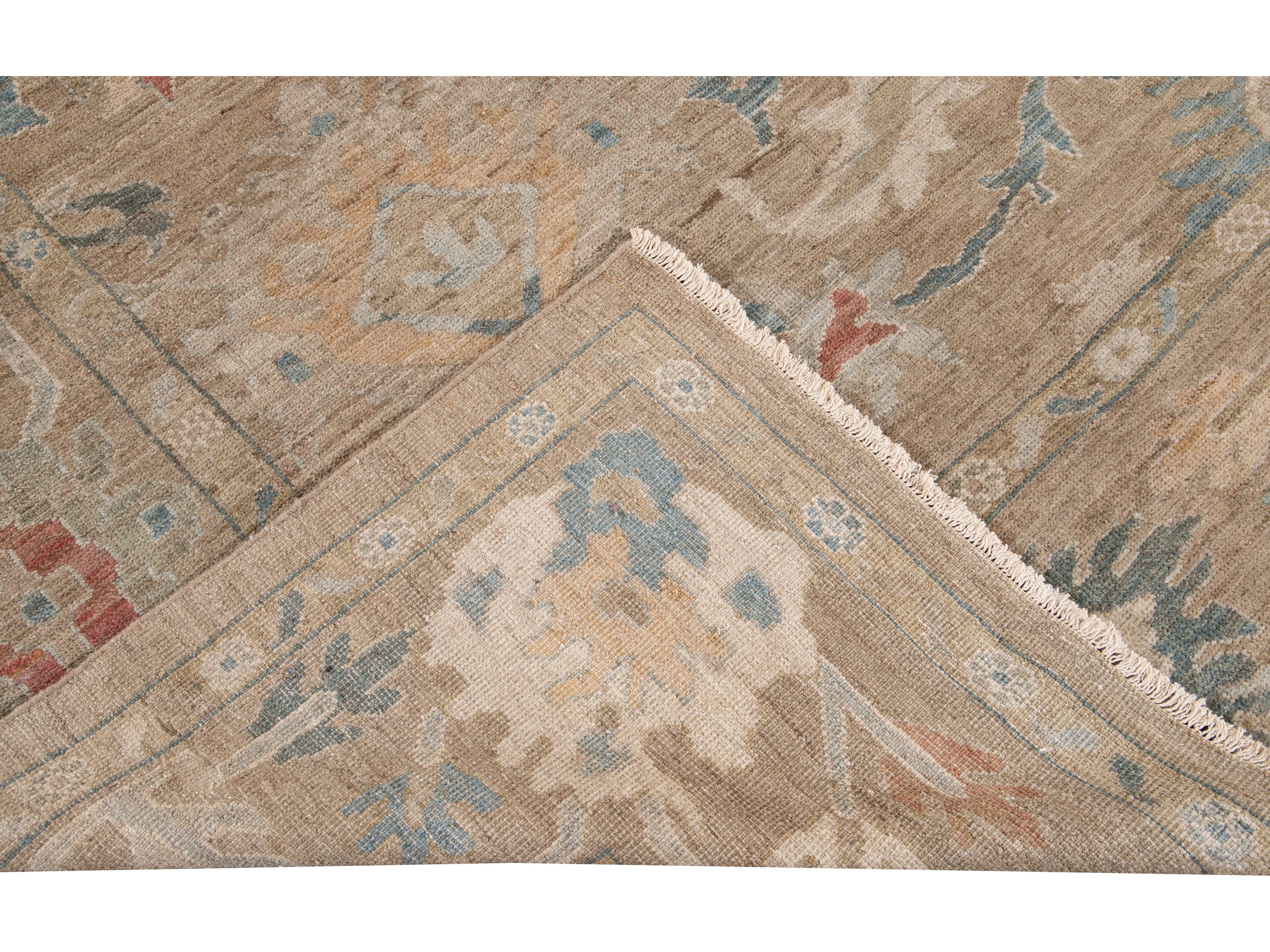 Modern Sultanabad Wool Rug 10 X 14