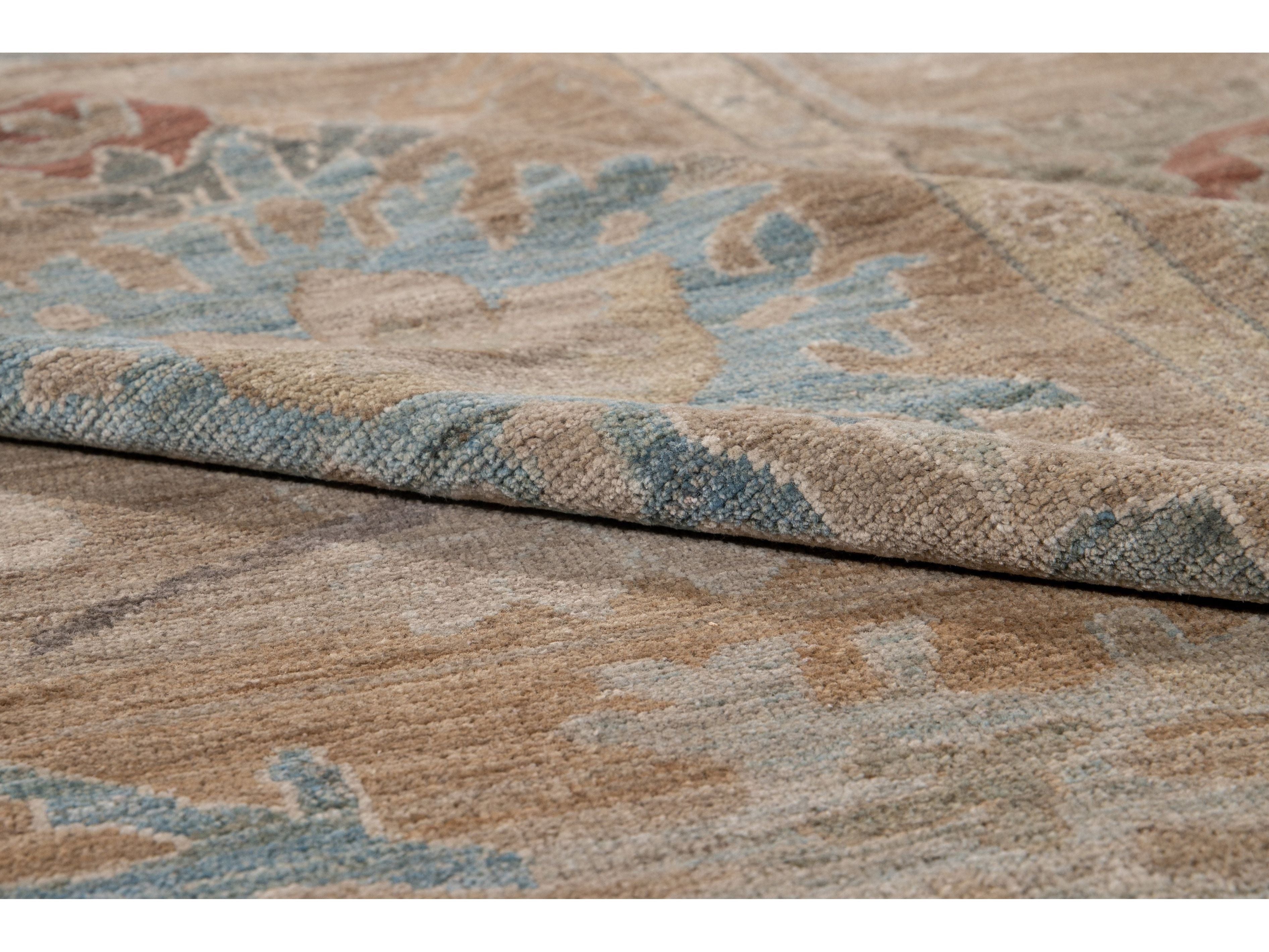 Modern Sultanabad Wool Rug 10 X 14