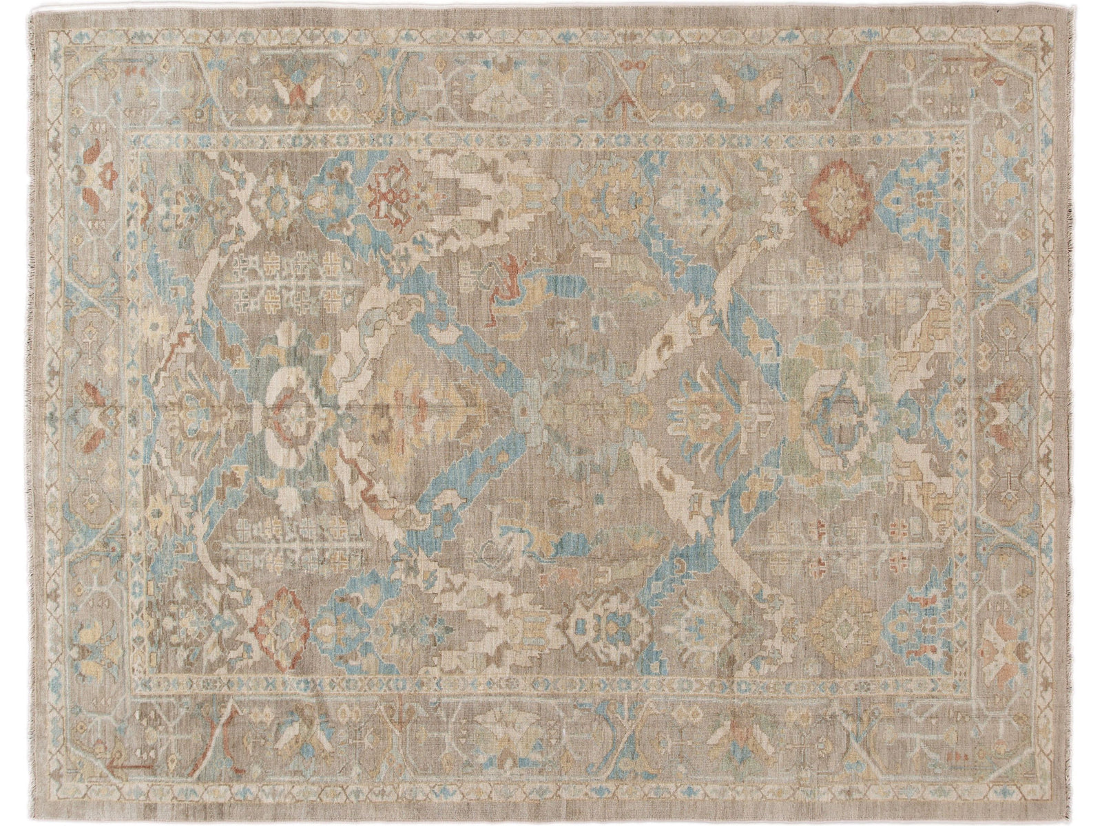 Modern Sultanabad Wool Rug 9 X 12