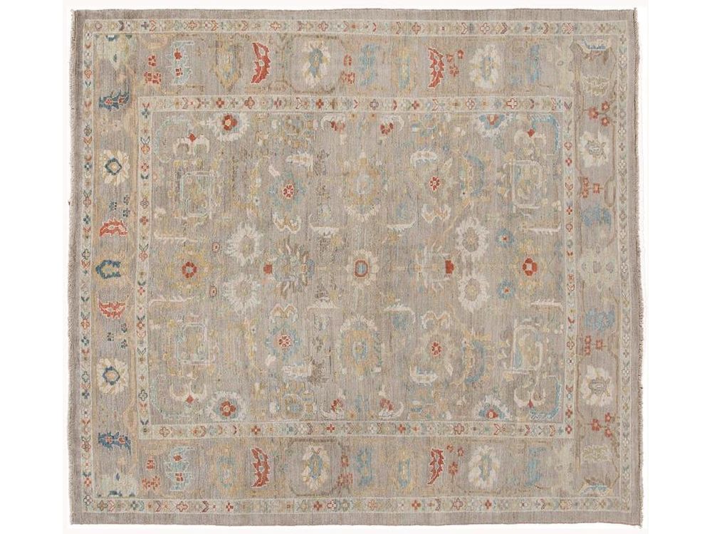 Modern Sultanabad Wool Rug 9 X 9
