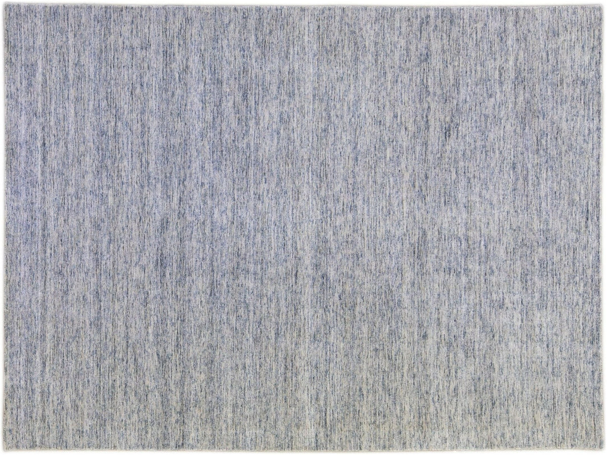 Modern Bamboo & Silk Groove Rug 9 X 12
