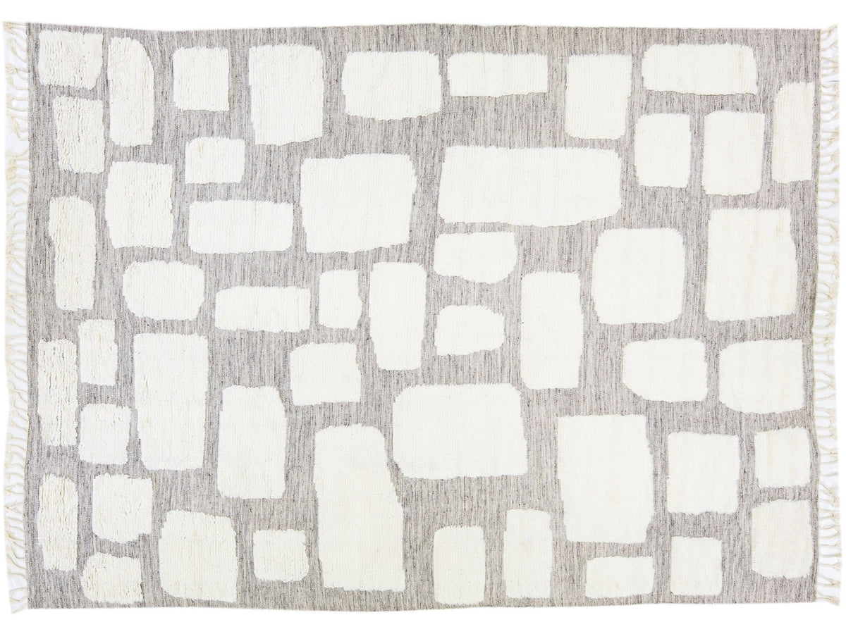Modern Safi Wool Rug 10 X 14