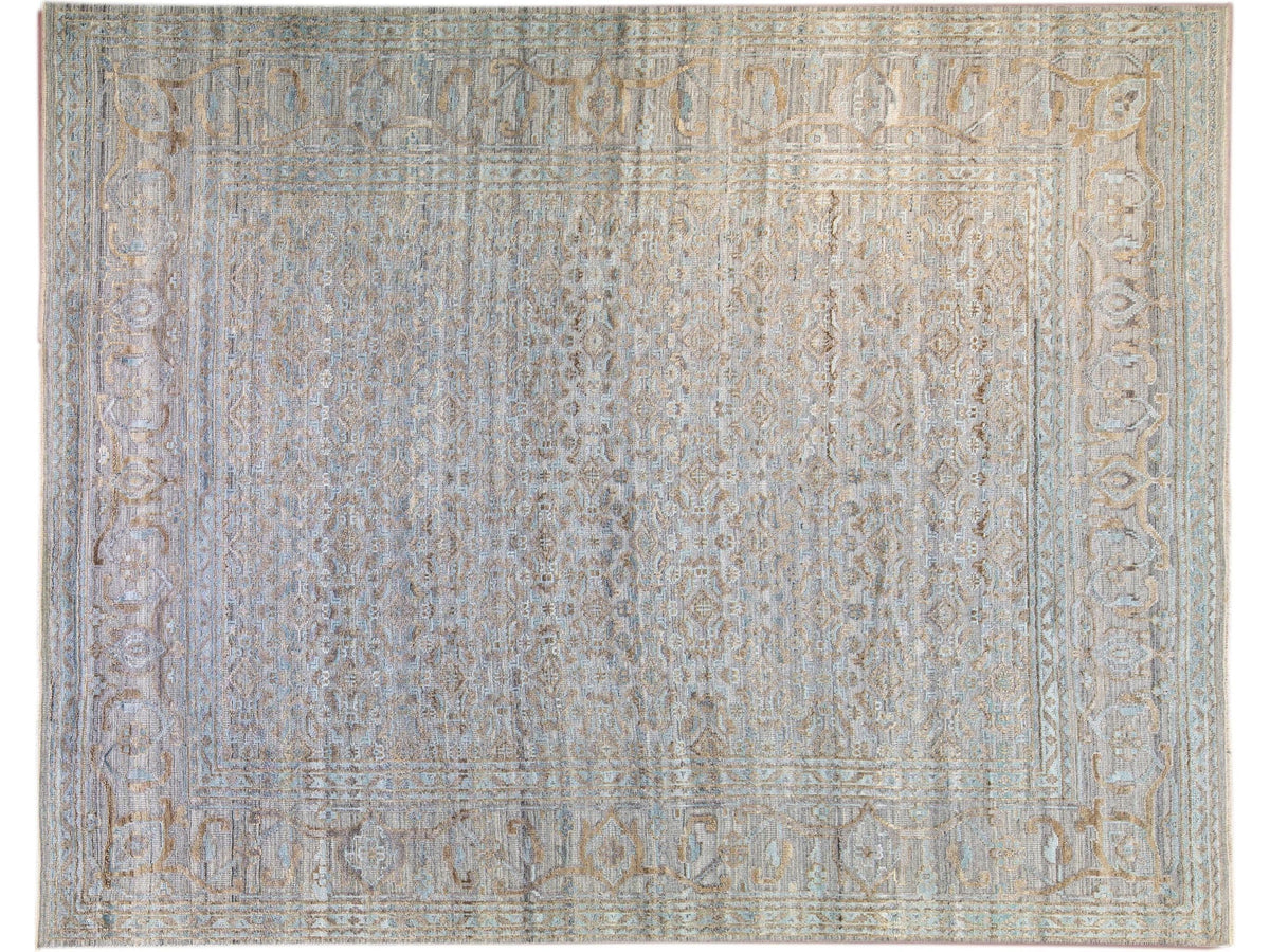 Modern Transitional Wool Rug 12 X 15