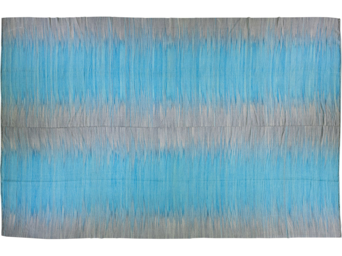 Modern Kilim Wool Rug 12 X 19