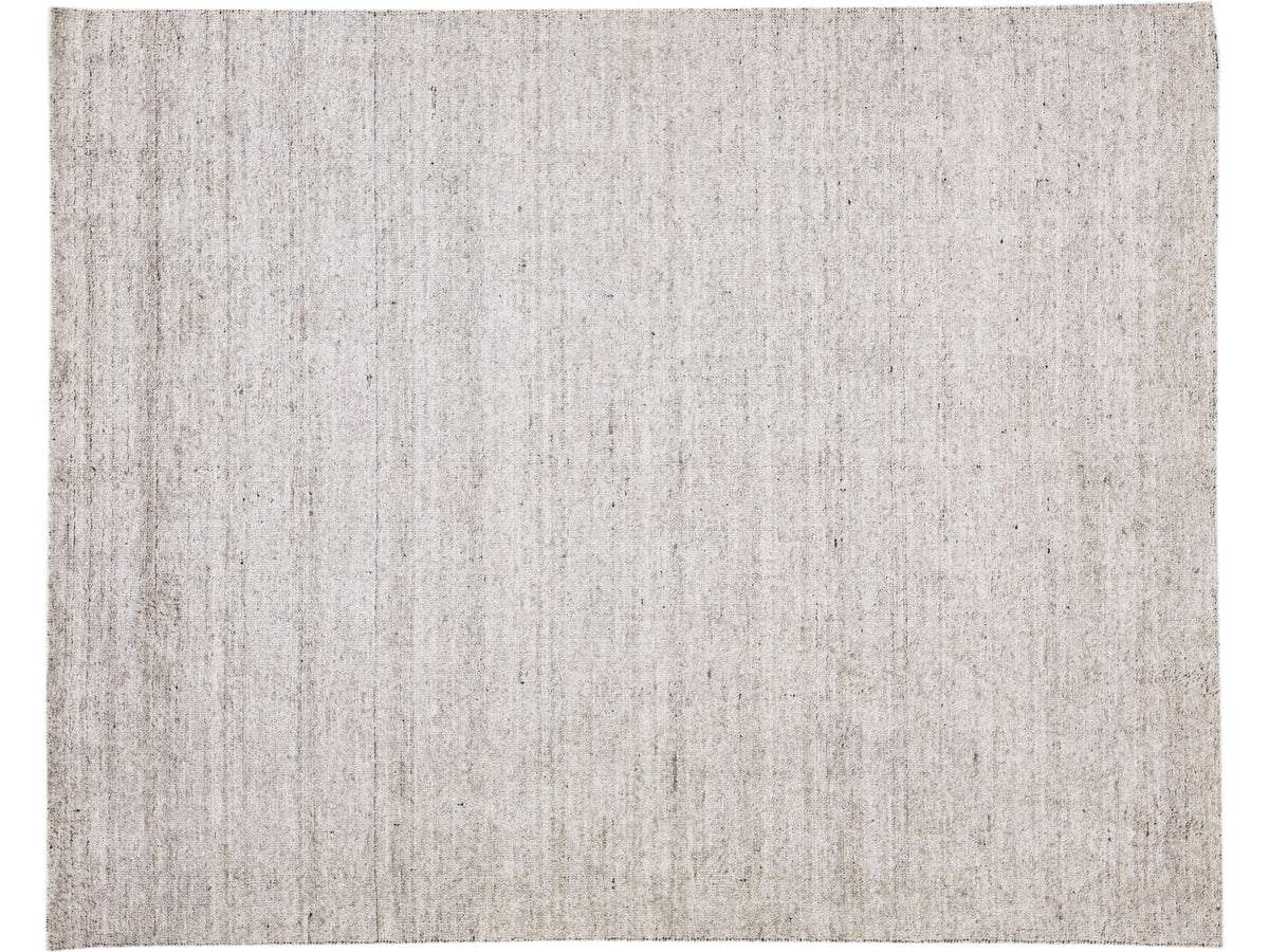 Modern Bamboo & Silk Groove Rug 8 X 10