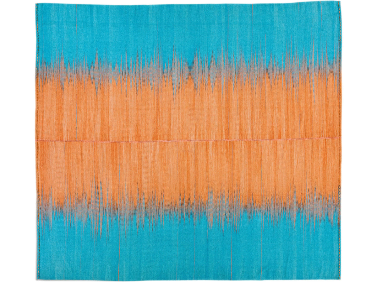 Modern Kilim Wool Rug 10 X 11
