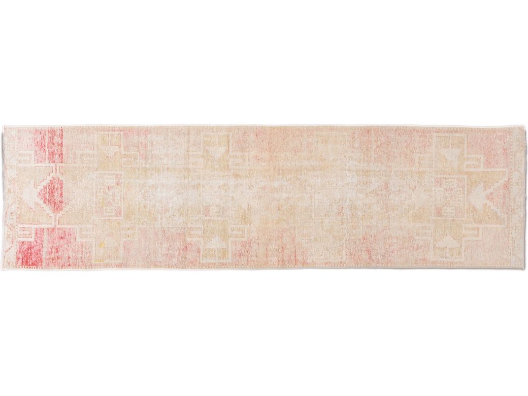 Vintage Turkish Wool Runner 3 X 11