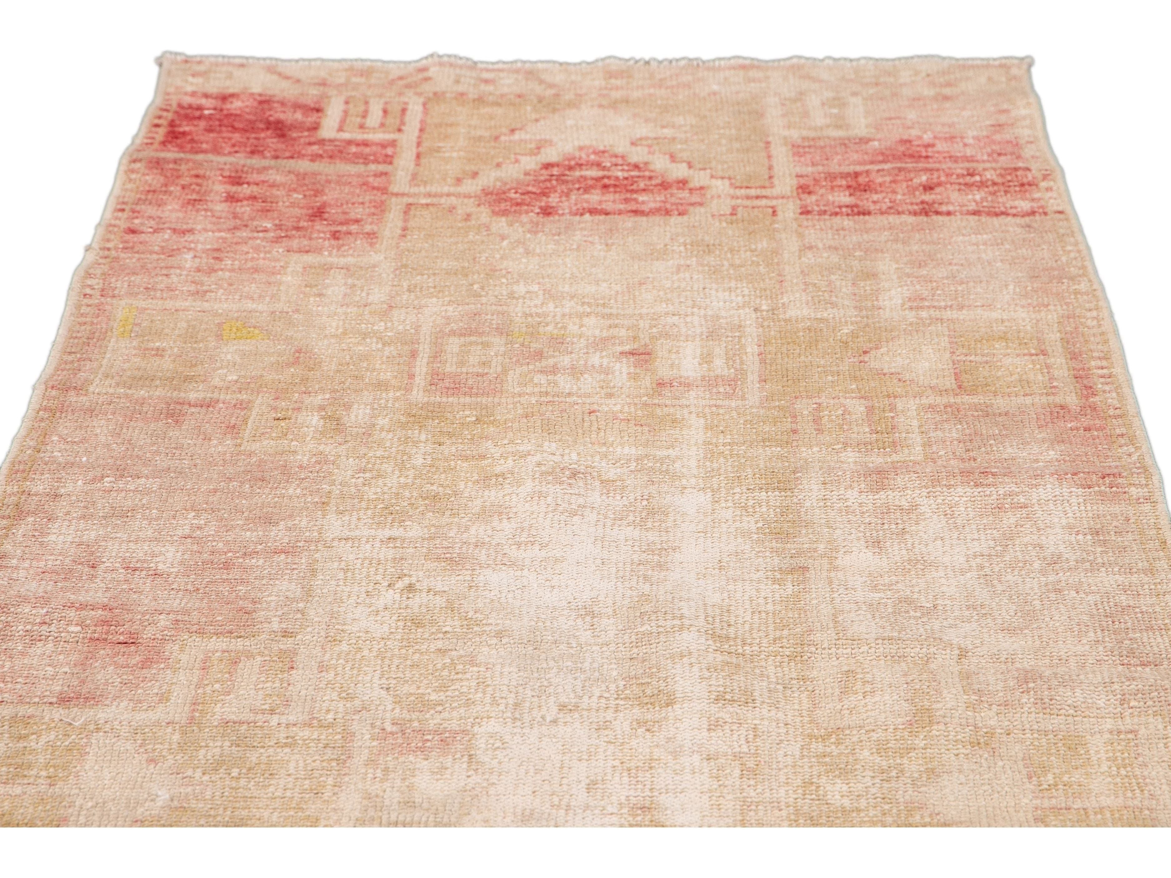Vintage Turkish Wool Runner 3 X 11