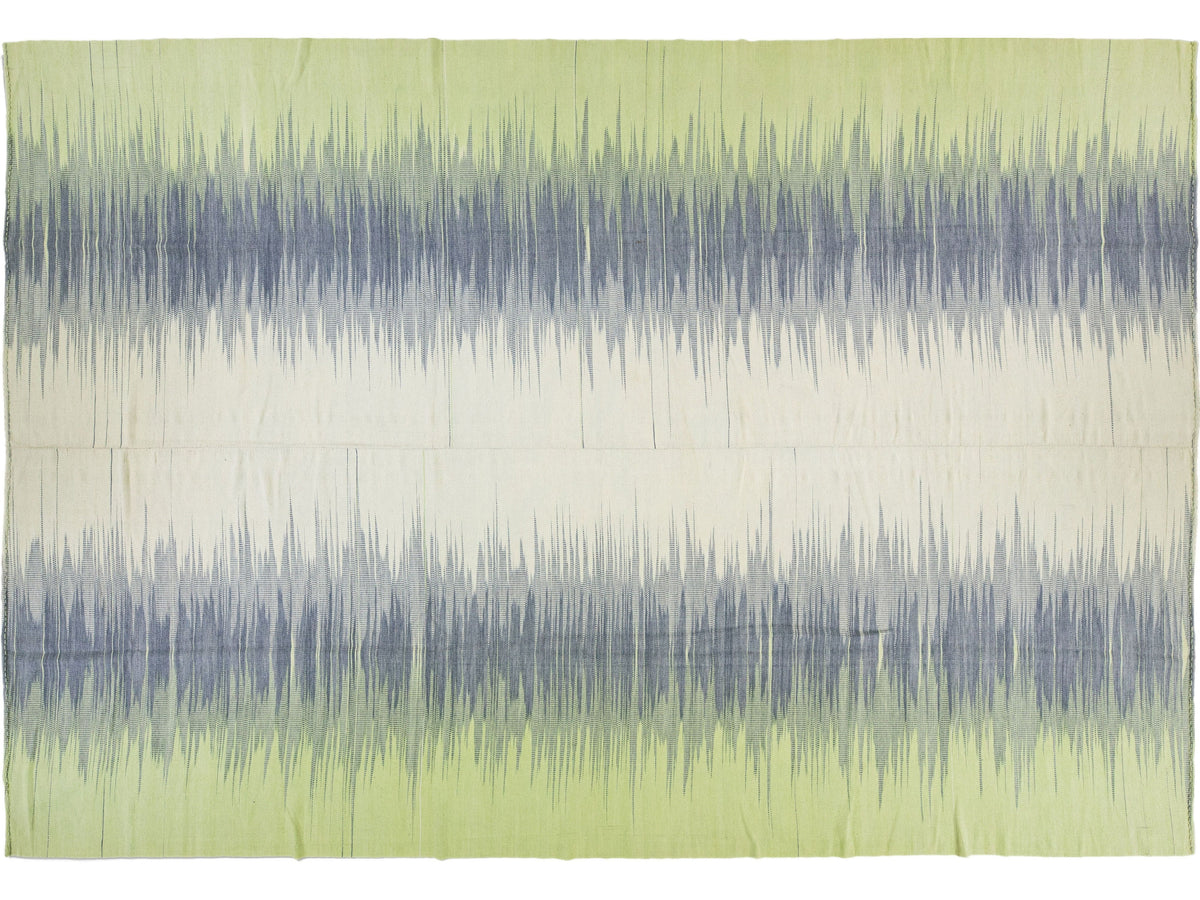 Modern Kilim Wool Rug 12 X 17