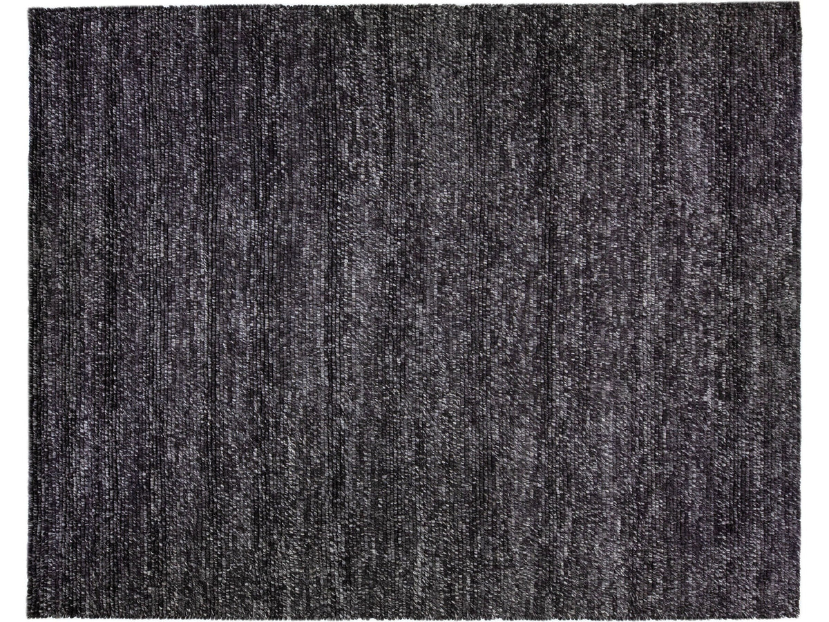 Modern Felted Wool Rug 12 X 15