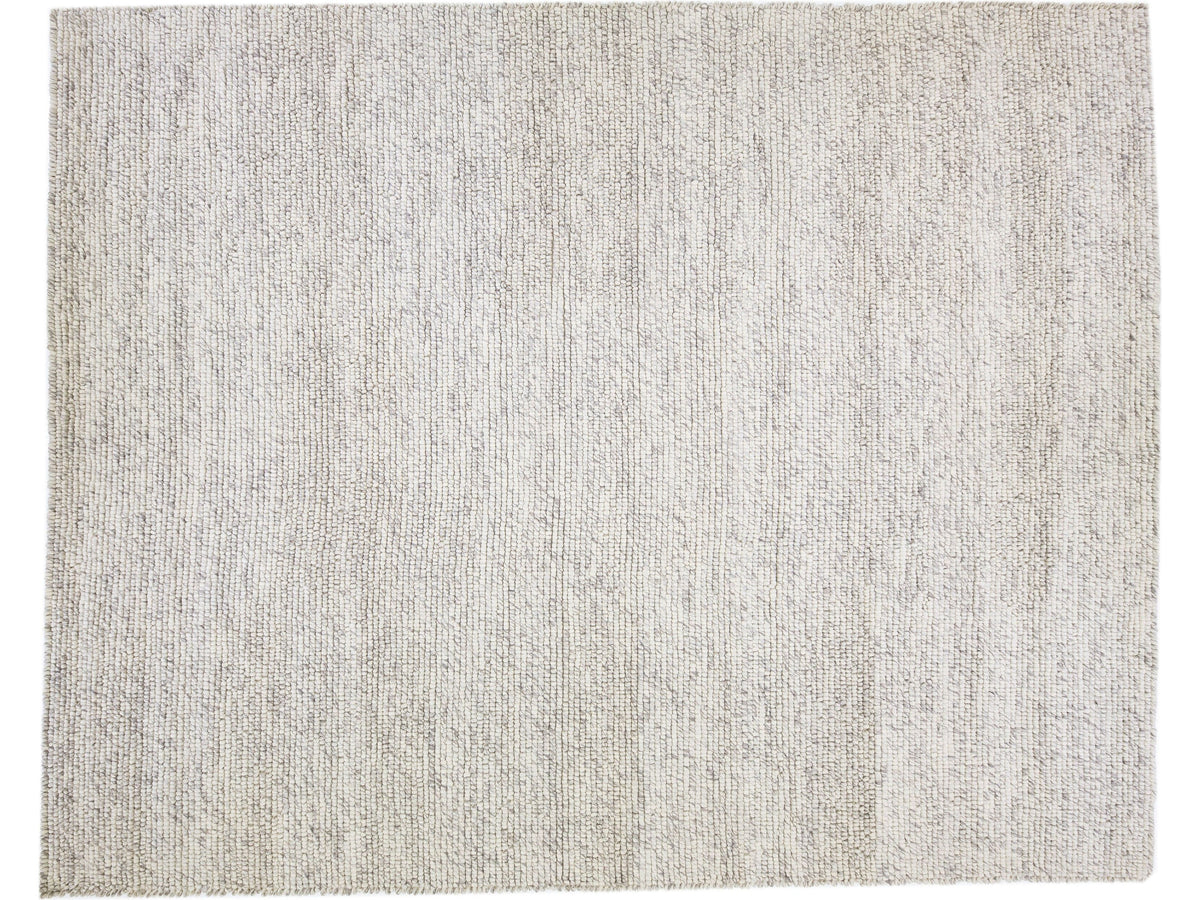 Modern Felted Wool Rug 12 X 15