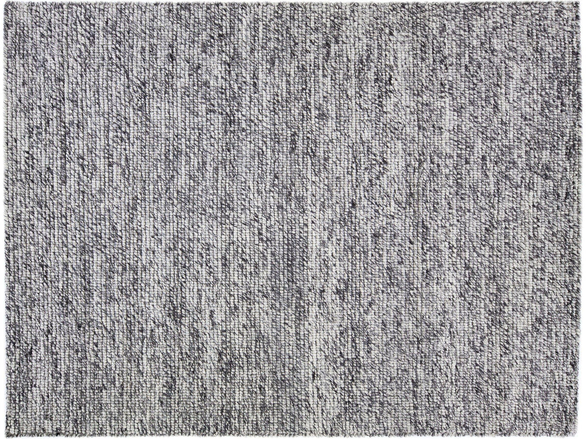 Modern Felted Wool Rug 9 X 12