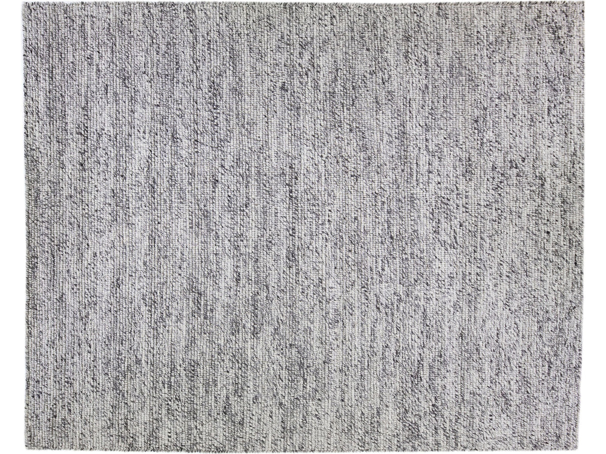 Modern Felted Wool Rug 12 X 15