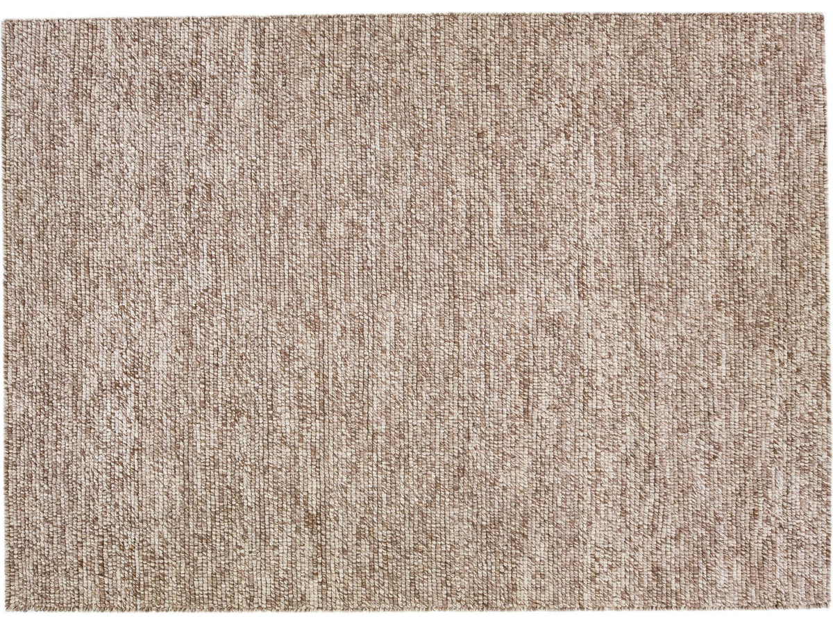 Modern Felted Wool Rug 10 X 14