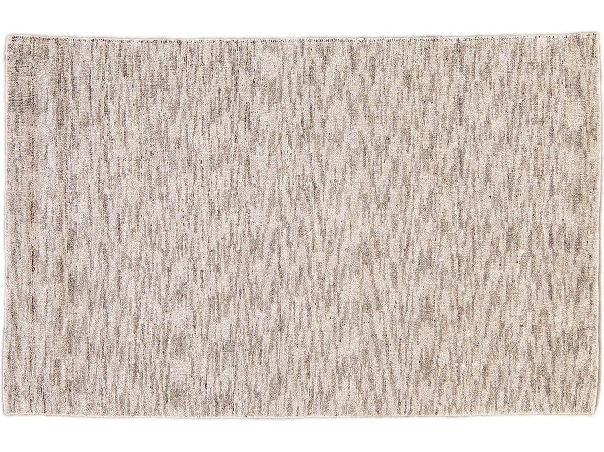 Modern Abstract Wool Rug 5 X 8