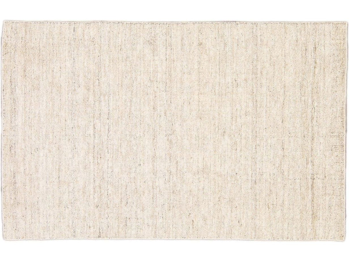 Modern Solid Wool Rug 5 X 8