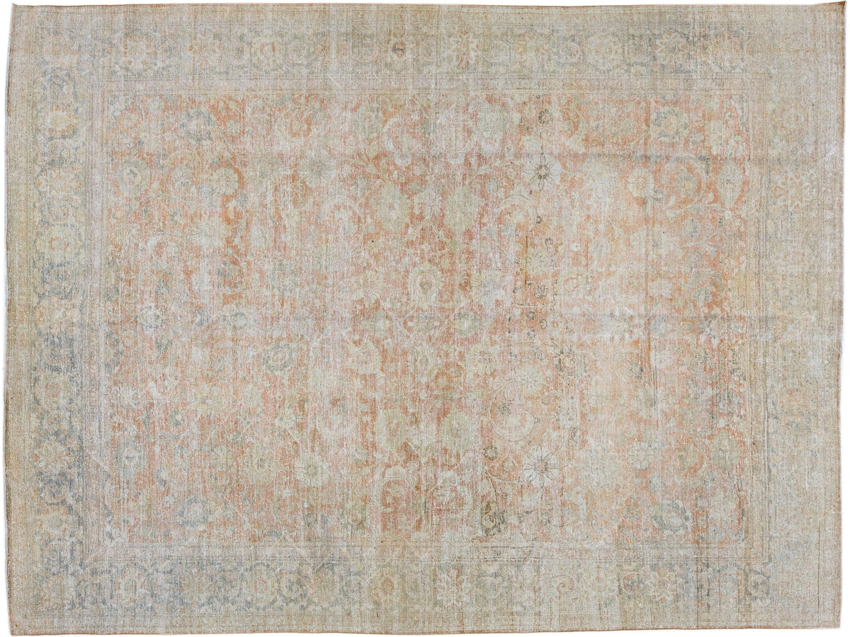 Antique Mahal Wool Rug 10 X 13