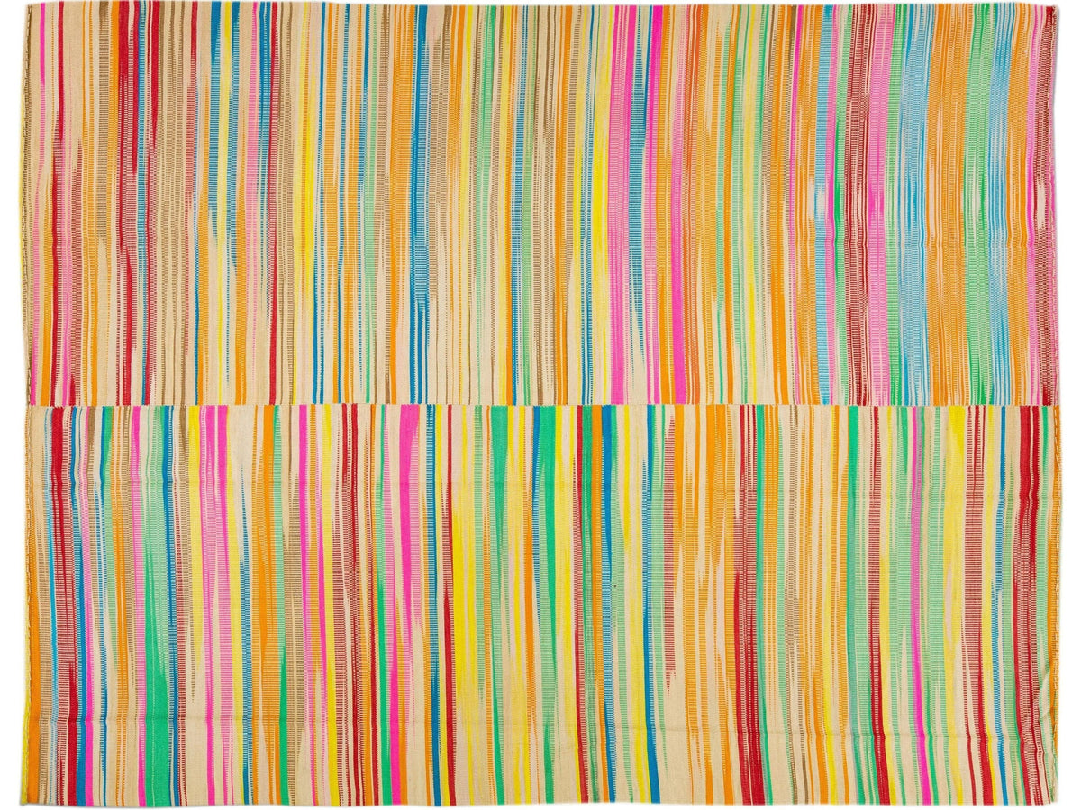 Modern Kilim Wool Rug 10 X 13