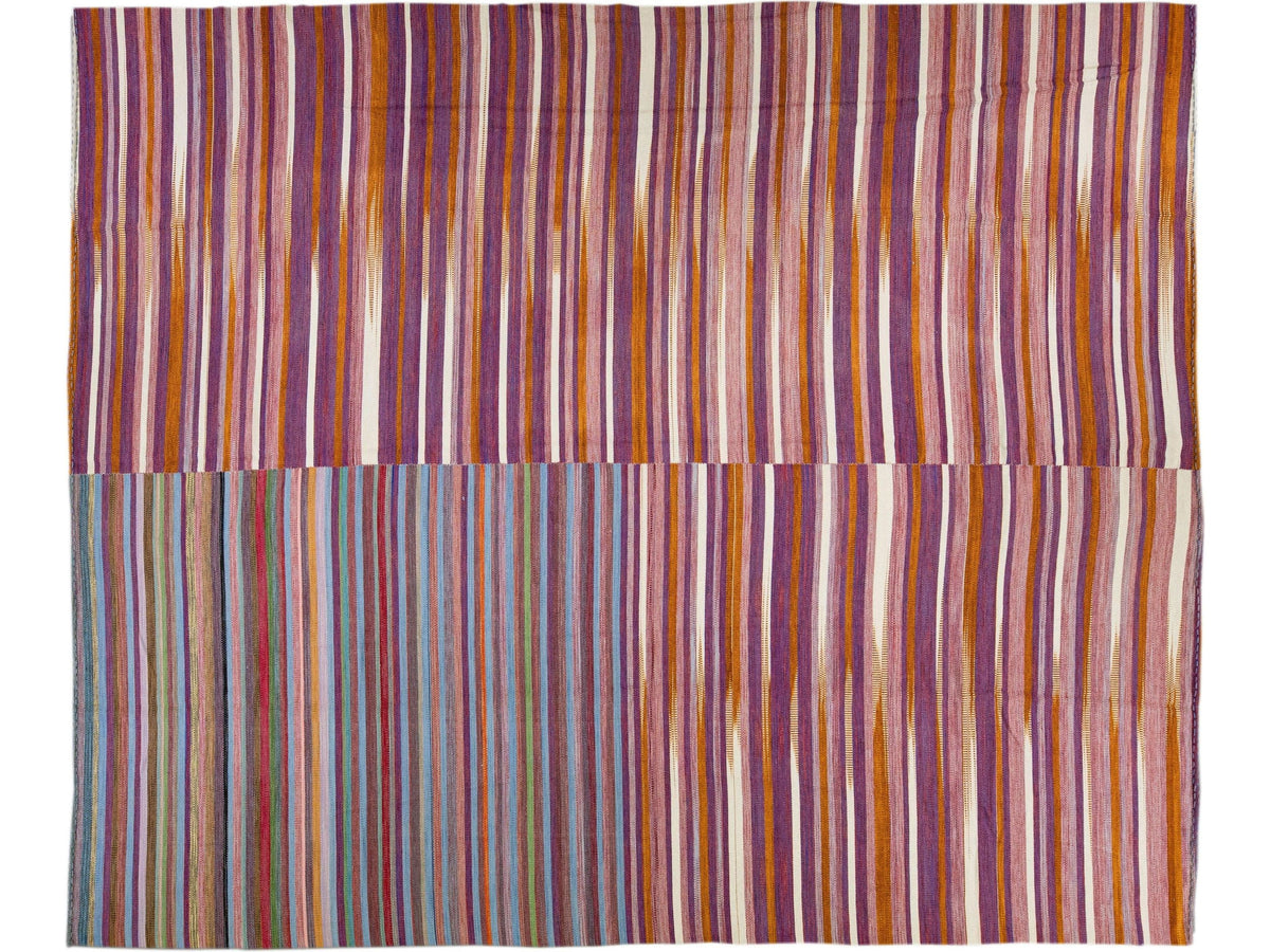 Modern Kilim Wool Rug 12 X 14