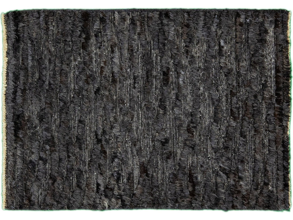 Modern Moroccan Wool Custom Rug