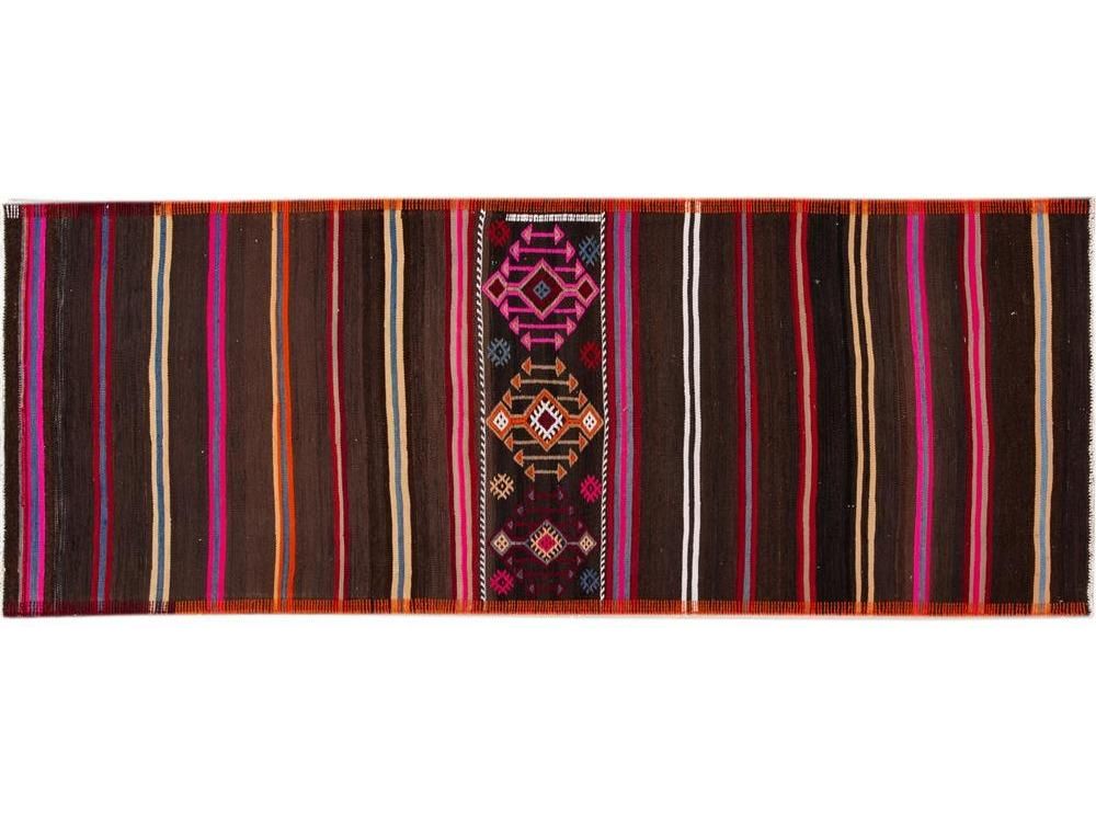 Vintage Kilim Wool Runner 3 X 8