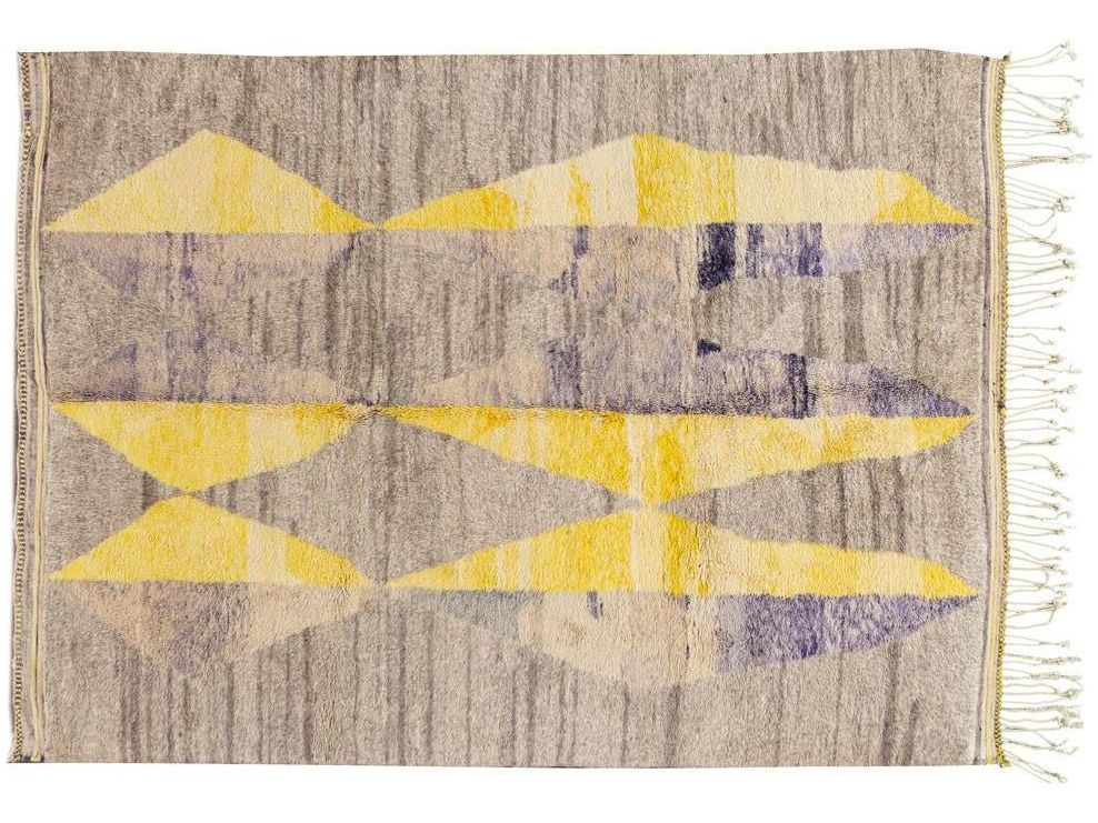 Modern Multicolored Moroccan Rug 8 X 11