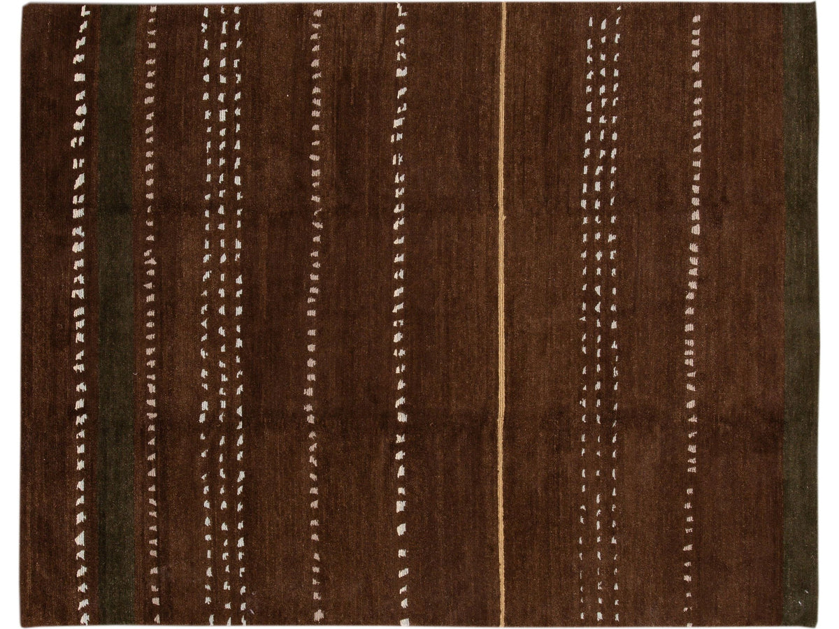Modern Tibetan Lama Wool Rug 8 X 10
