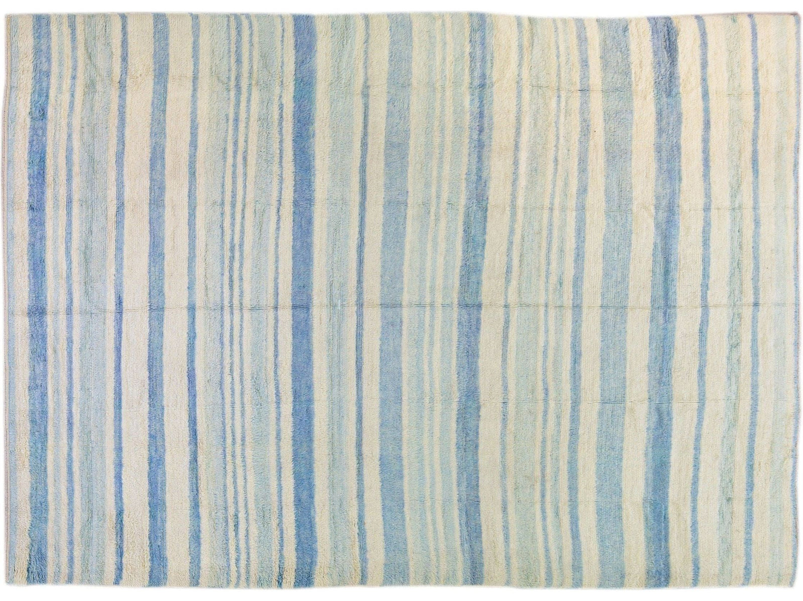 Modern Moroccan Wool Rug 9 X 13