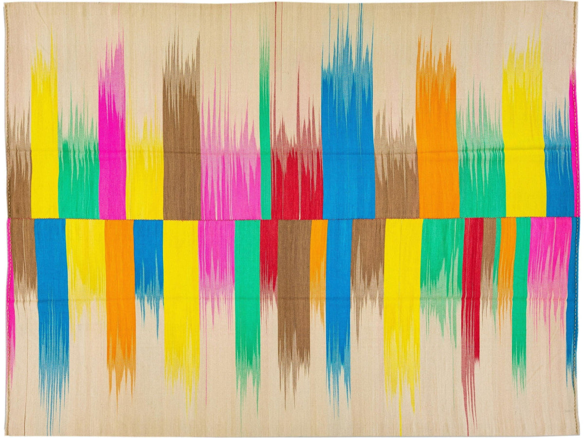 Modern Kilim Wool Rug 10 X 13