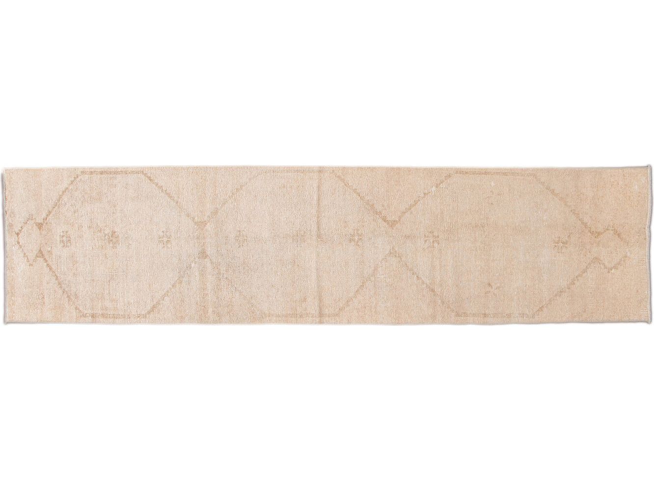 Vintage Turkish Tribal Wool Runner 3 X 12