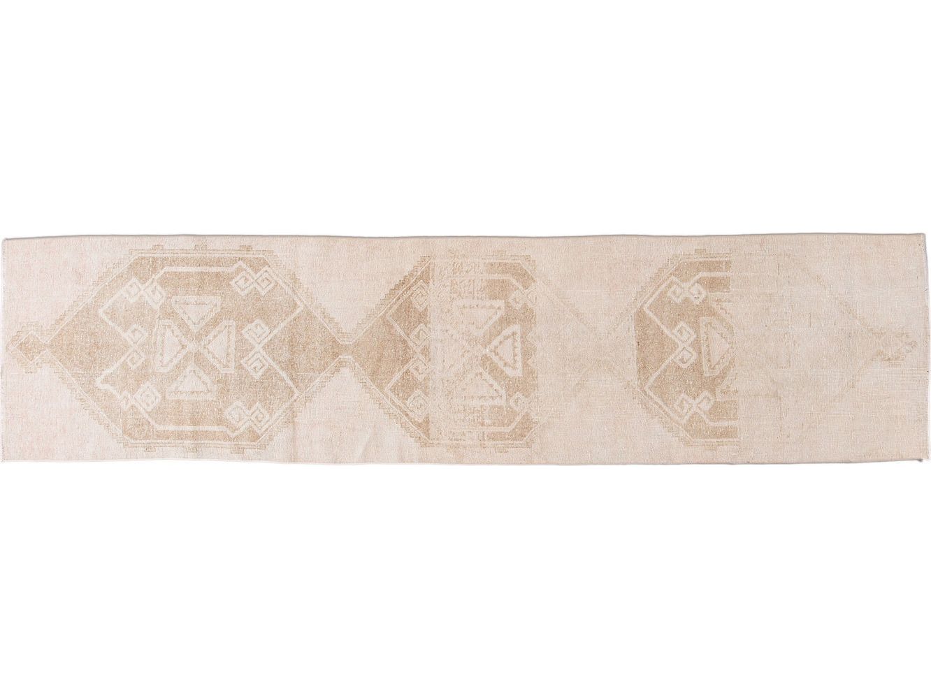Vintage Turkish Tribal Wool Runner 3 X 13