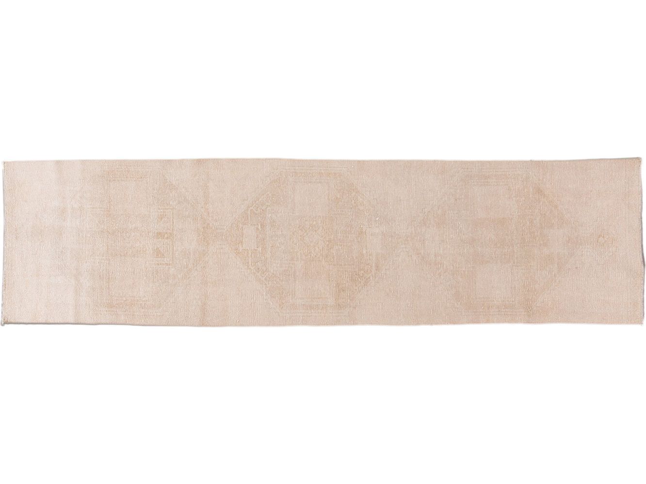 Vintage Turkish Tribal Wool Runner 3 X 12