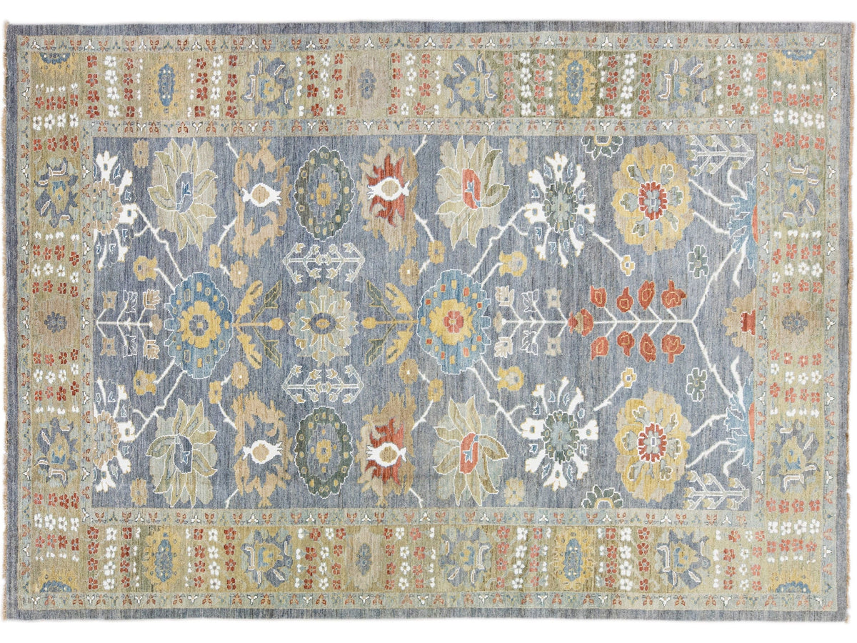 Modern Sultanabad Rug 9 X 12