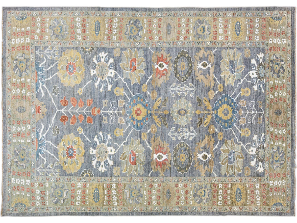Modern Sultanabad Rug 9 X 12